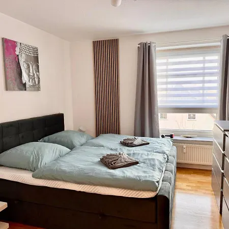 公寓 Citynah 2-raum Apartment, 50mbit, Vollausgesttatet 巴尔莱本