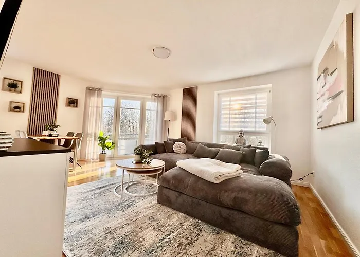 Lägenhet Citynah 2-raum Apartment, 50mbit, Vollausgesttatet *