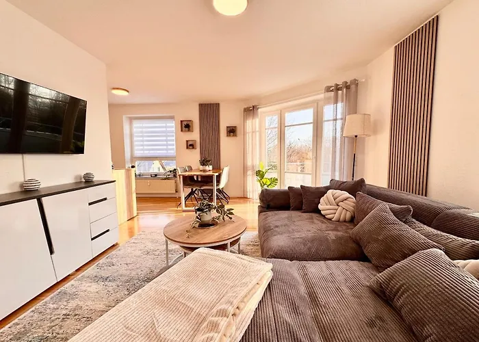 Citynah 2-raum Apartment, 50mbit, Vollausgesttatet Lägenhet *